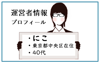運営者　にこのプロフィール